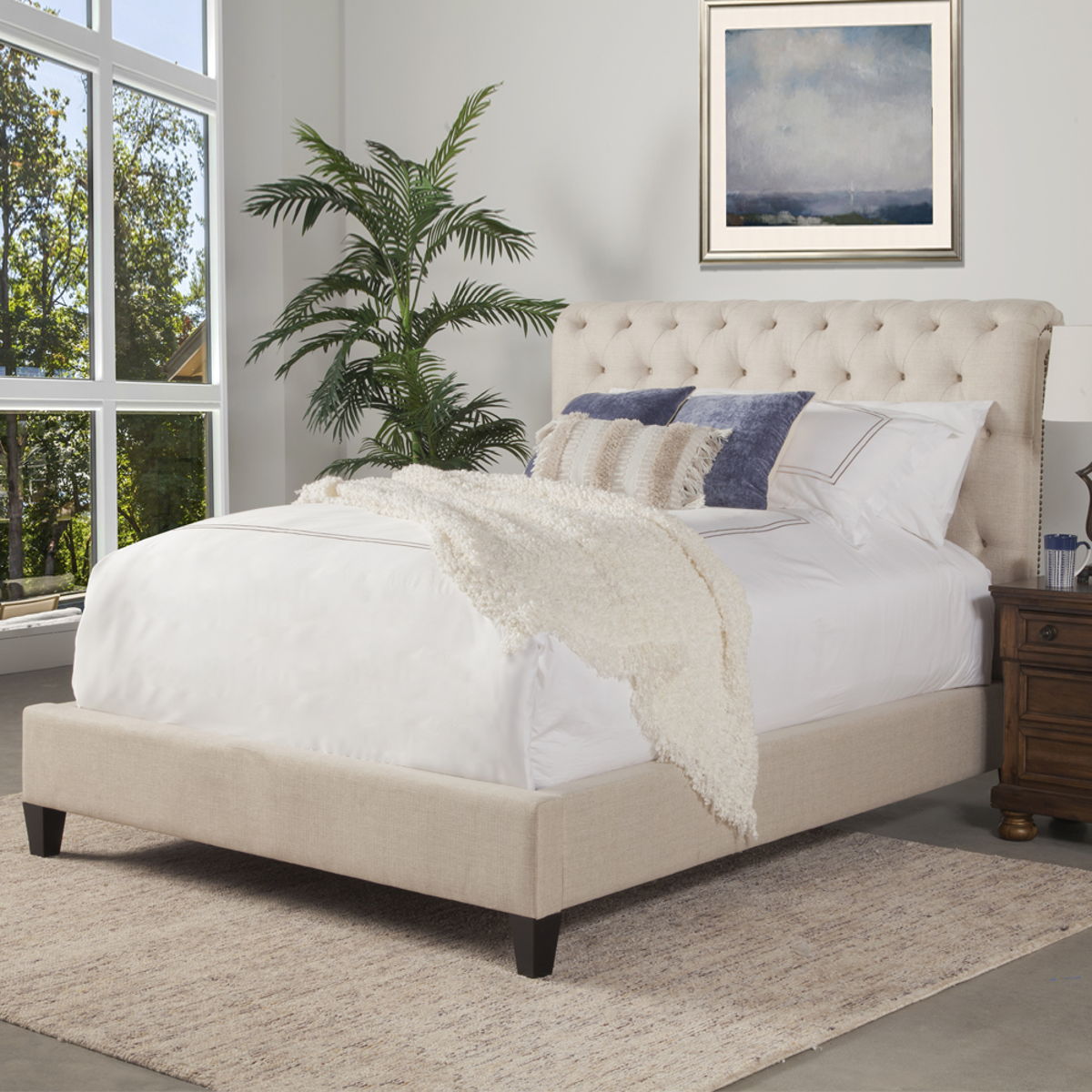 Cameron - Upholstered Bed - Premium Upholstered Beds from Parker Living Sleep - Just $872.50! Shop now at brett interiors