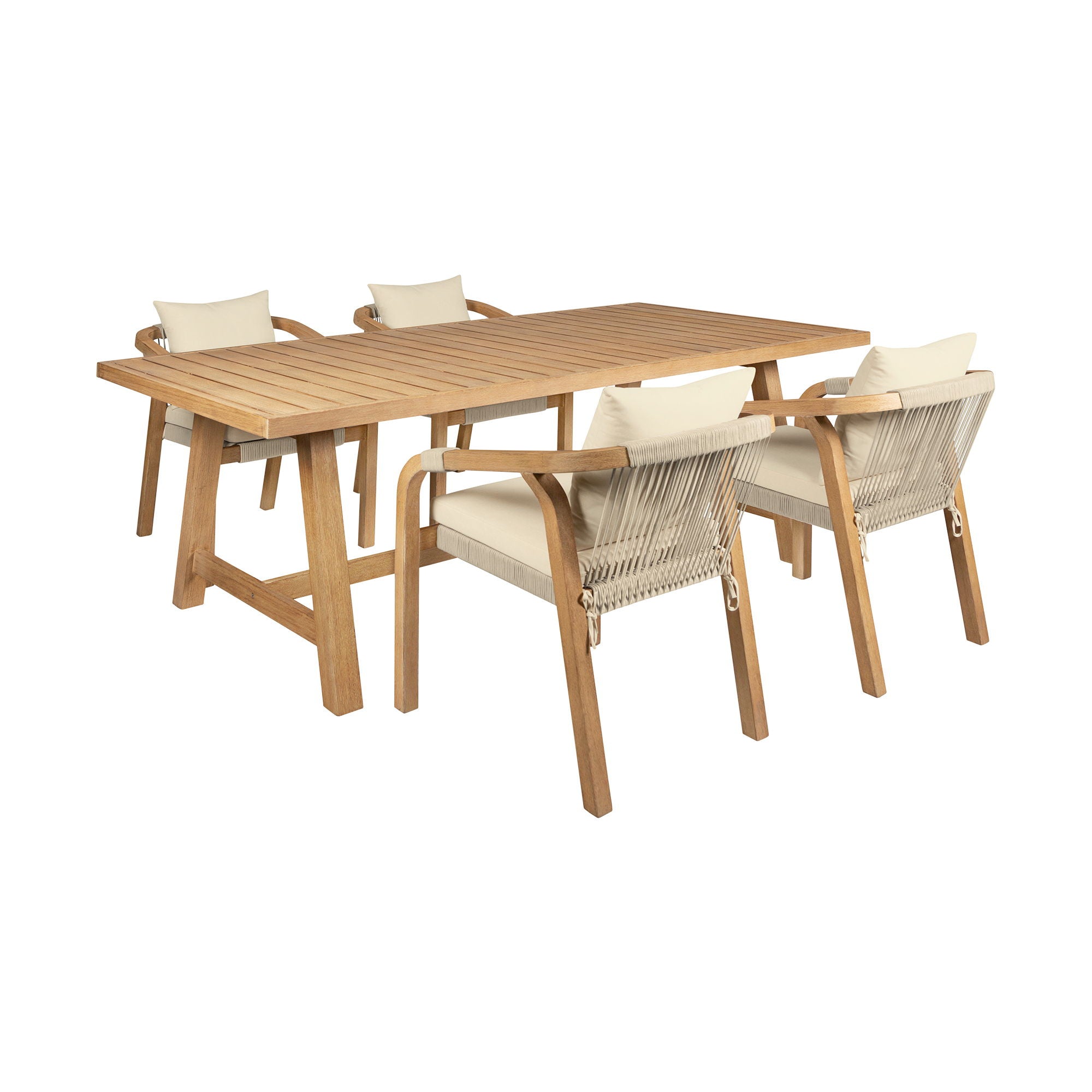 Cypress - Outdoor Patio Dining Set - Premium 5 Piece Outdoor Sets from Armen Living - Just $4437.50! Shop now at brett interiors