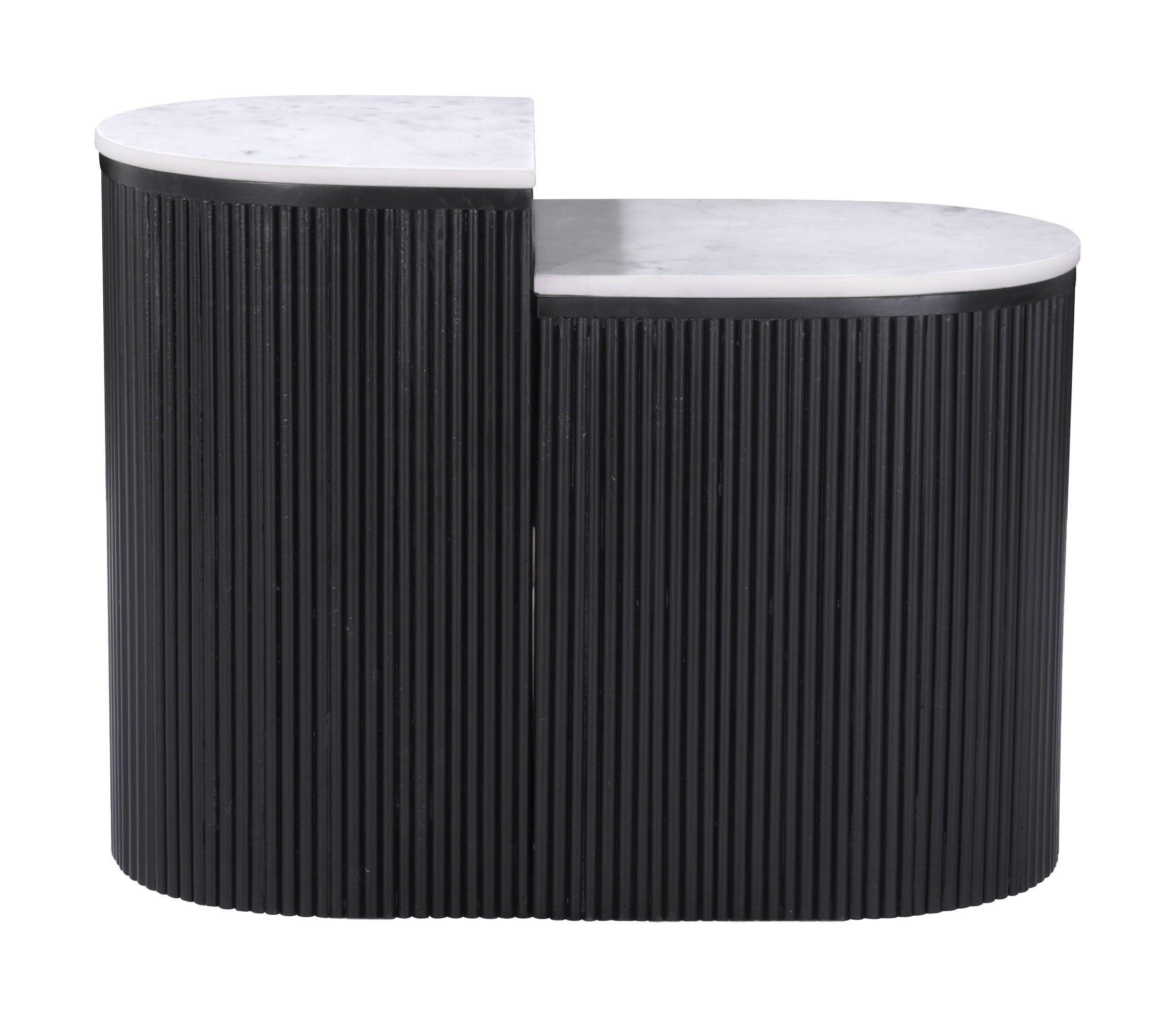 Ormara - Side Table Set - White / Black - Premium Table Sets from Zuo Modern - Just $1325! Shop now at brett interiors