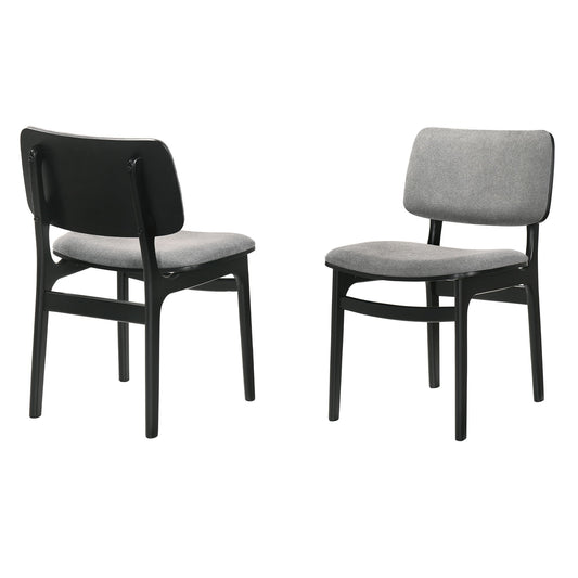 Lima - Upholstered Wood Dining Chairs (Set of 2) - Premium Chair Sets from Armen Living - Just $355! Shop now at brett interiors