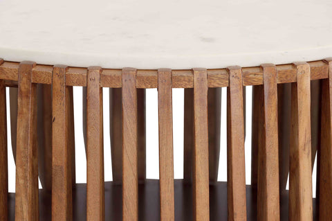 Pine Vallery - Cocktail Table - White / Natural - Premium Cocktail Tables from Coast2Coast Home - Just $2062.50! Shop now at brett interiors