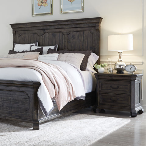 Bellamy - Drawer Nightstand - Peppercorn - Premium Accent Nightstands from Magnussen Furniture - Just $719! Shop now at brett interiors