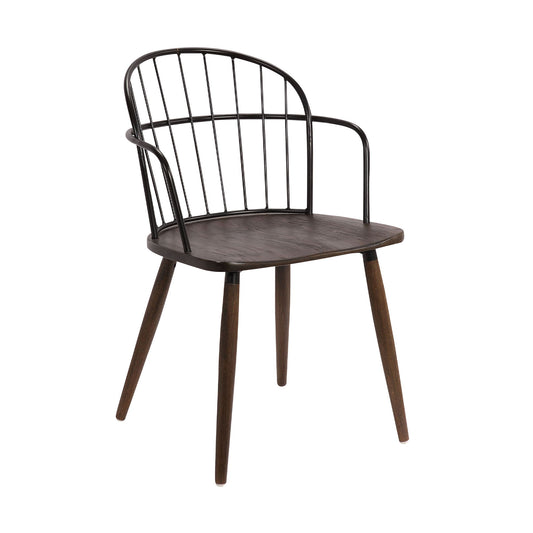Bradley - Steel Framed Side Chair - Premium Side Chairs from Armen Living - Just $210! Shop now at brett interiors