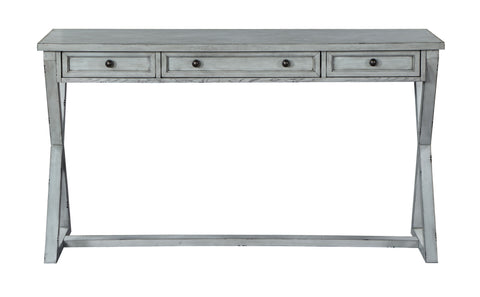 Keats - Three Drawer Console - Stephanie Soft Gray - Premium Console Tables from Coast2Coast Home - Just $2310! Shop now at brett interiors