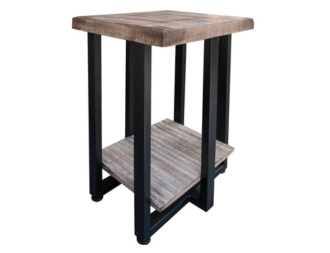 Old Wood - Chairside Table - Drift Sand - Premium Chair Side Tables from International Furniture Direct - Just $287.50! Shop now at brett interiors