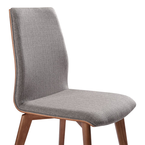 Archie - Mid-Century Dining Chair (Set of 2) - Walnut / Gray - Premium Chair Sets from Armen Living - Just $620! Shop now at brett interiors