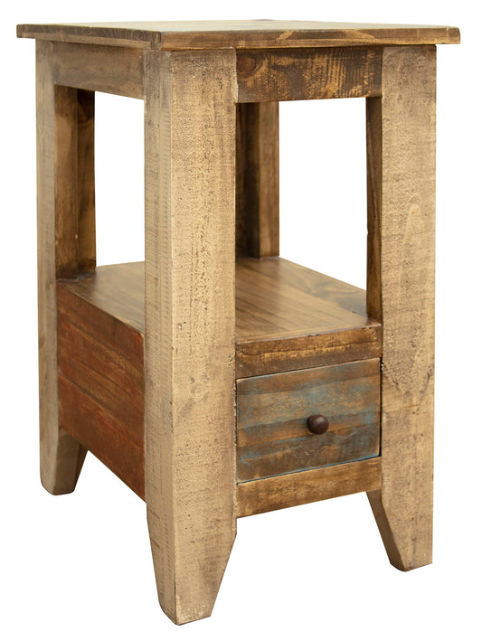 Antique - Chairside Table - Premium Chair Side Tables from International Furniture Direct - Just $267.50! Shop now at brett interiors