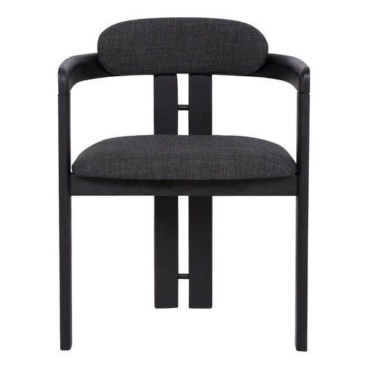 Jazmin - Contemporary Dining Chair (Set of 2) - Black / Charcoal - Premium Chair Sets from Armen Living - Just $470! Shop now at brett interiors