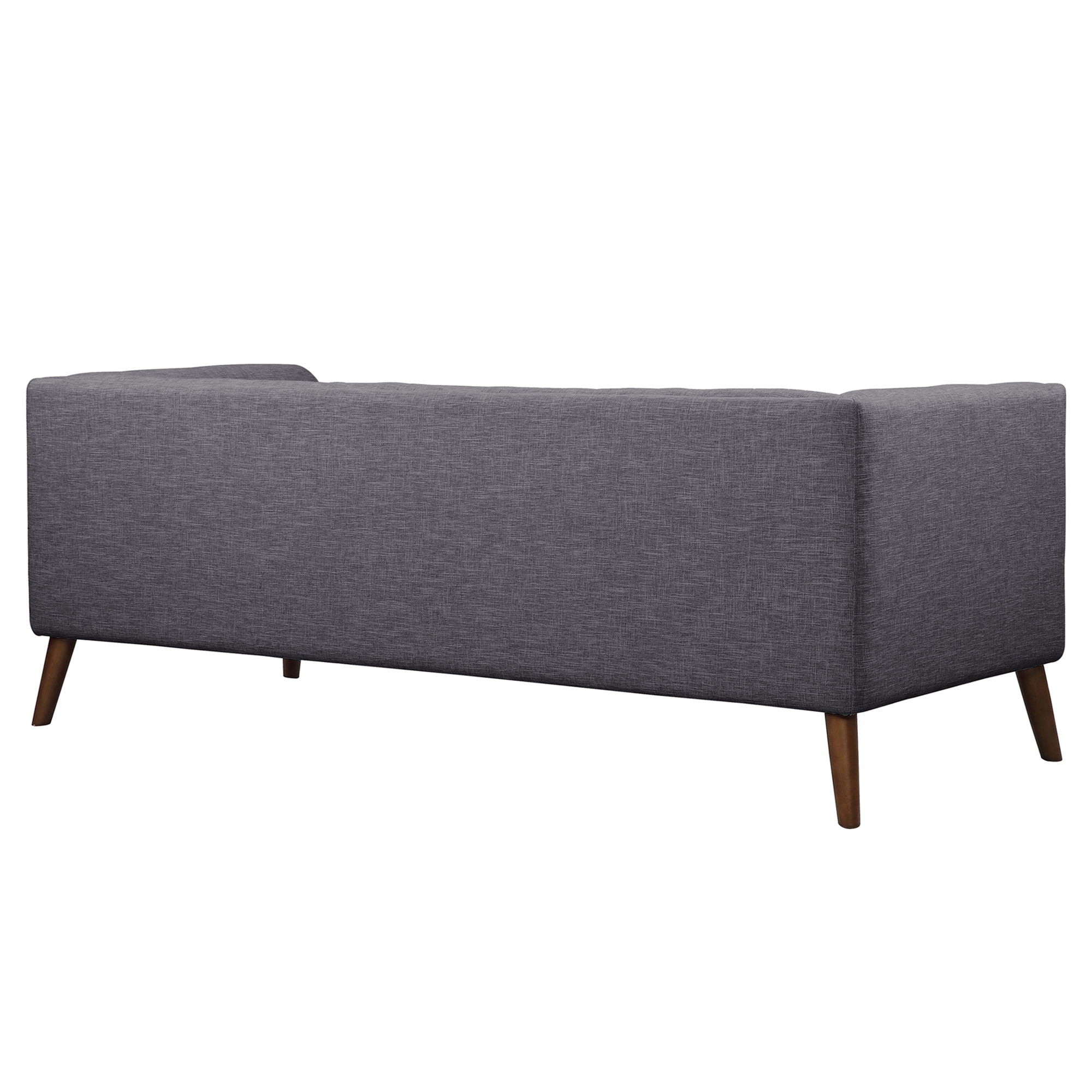 Hudson - Mid-Century Button - Tufted Sofa - Premium Stationary Sofas from Armen Living - Just $1287.50! Shop now at brett interiors