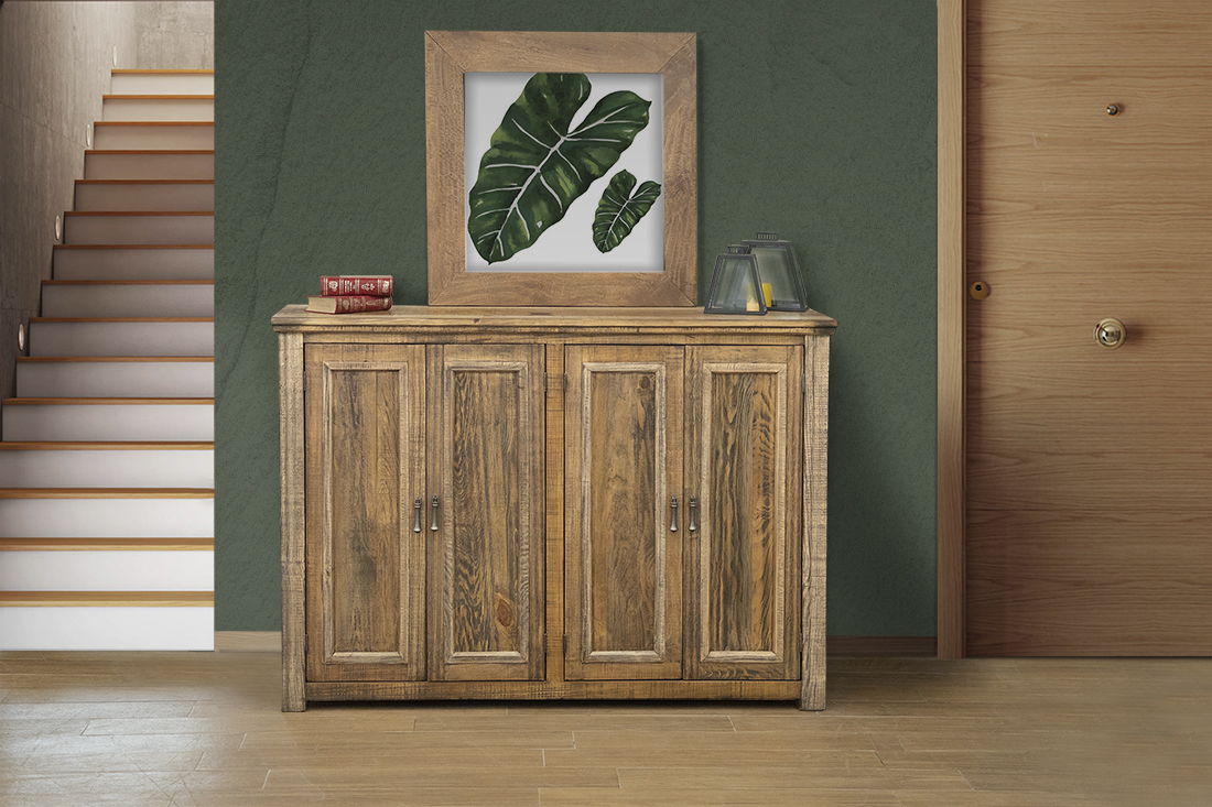 Montana - Console - Two Tone Light Brown - Premium TV Stands from International Furniture Direct - Just $1025! Shop now at brett interiors