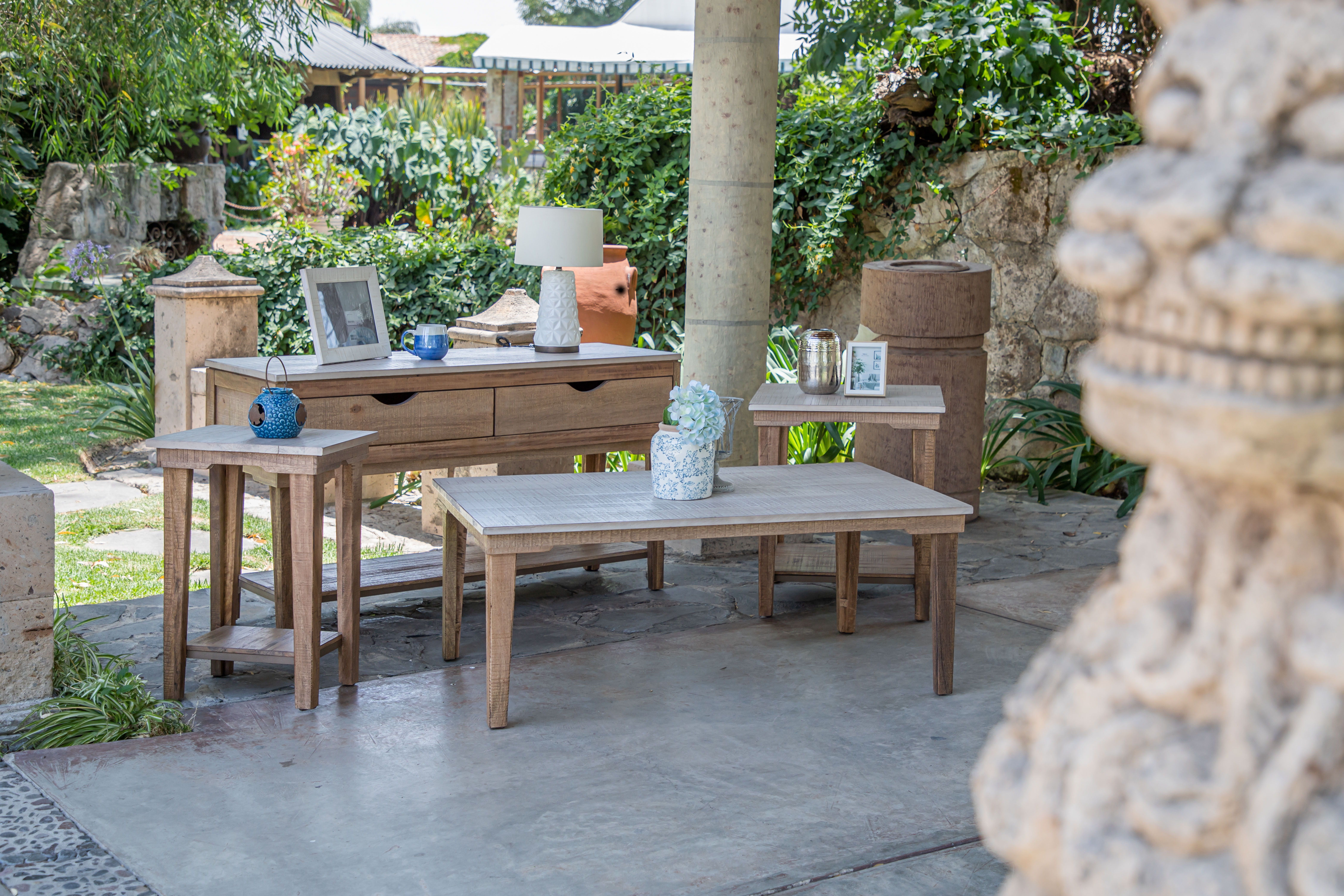 Tulum - Cocktail Table - Golden Brown - Premium Cocktail Tables from International Furniture Direct - Just $500! Shop now at brett interiors