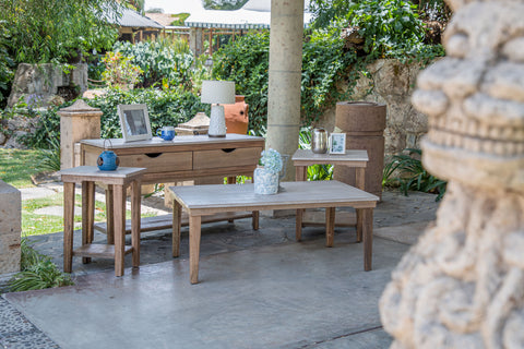 Tulum - Cocktail Table - Golden Brown - Premium Cocktail Tables from International Furniture Direct - Just $500! Shop now at brett interiors