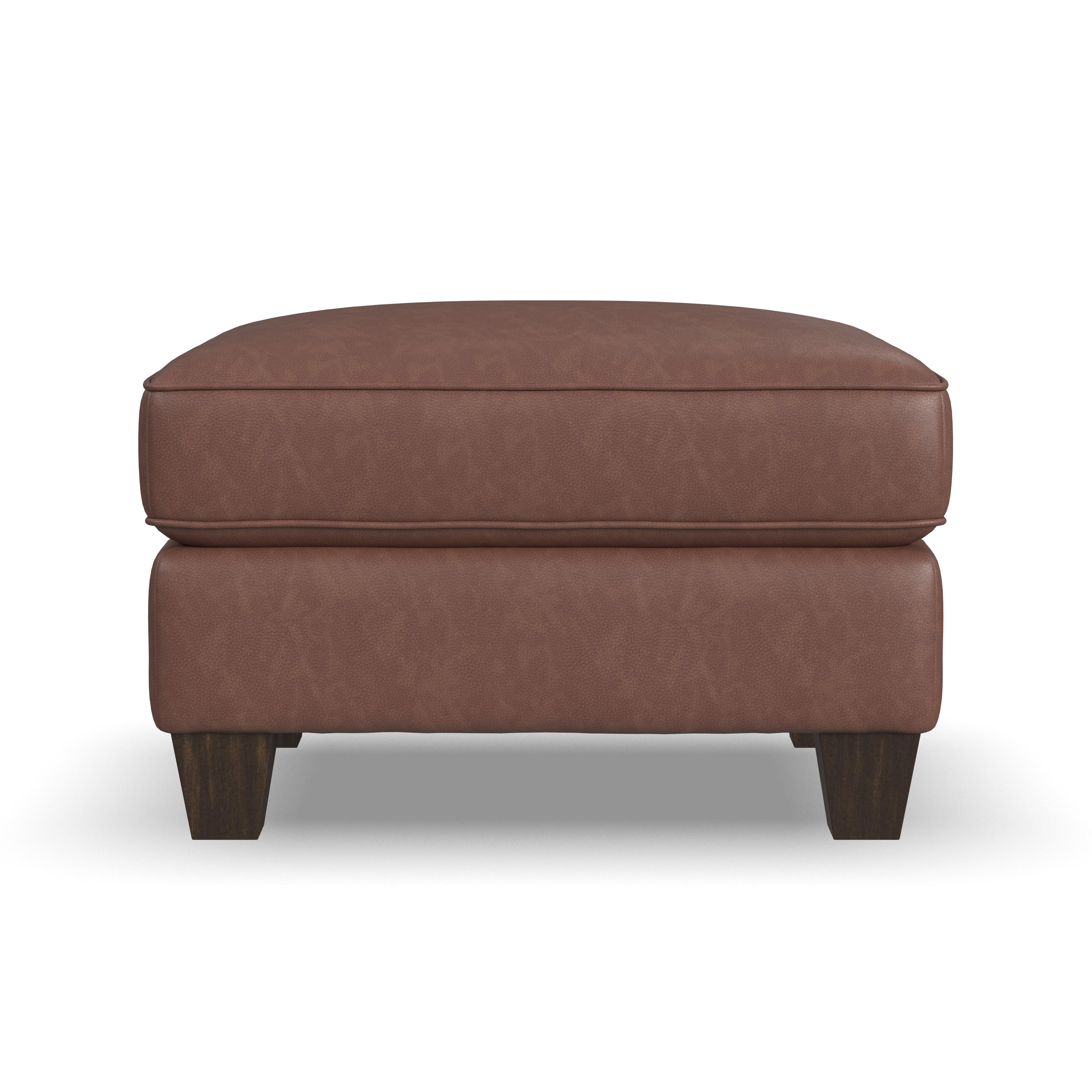 Dempsey - Ottoman - Dark Brown - Premium Upholstered Ottomans from Flexsteel - Just $812.50! Shop now at brett interiors