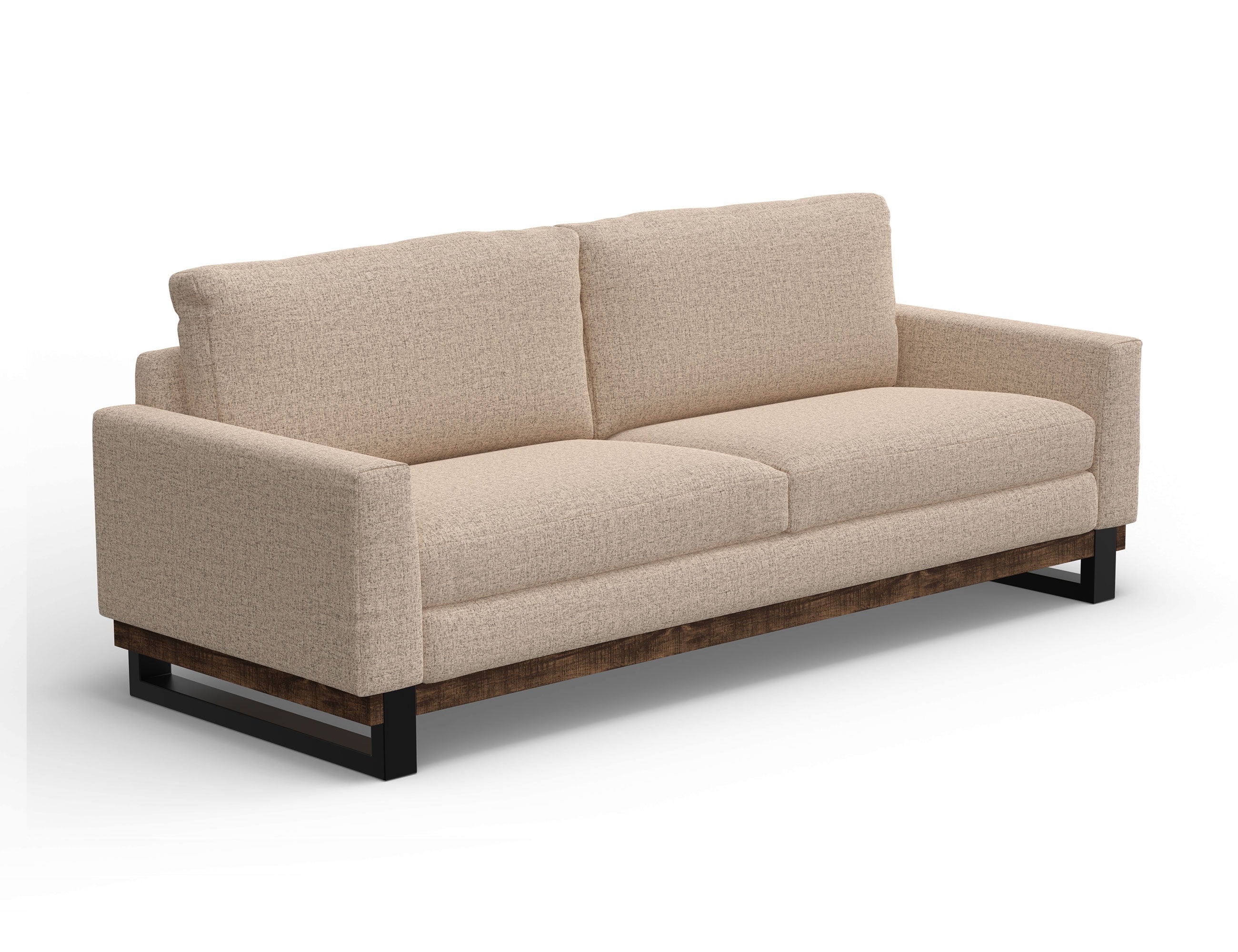Blackburn - Sofa - Capuccino Brown - Premium Stationary Sofas from International Furniture Direct - Just $1375! Shop now at brett interiors