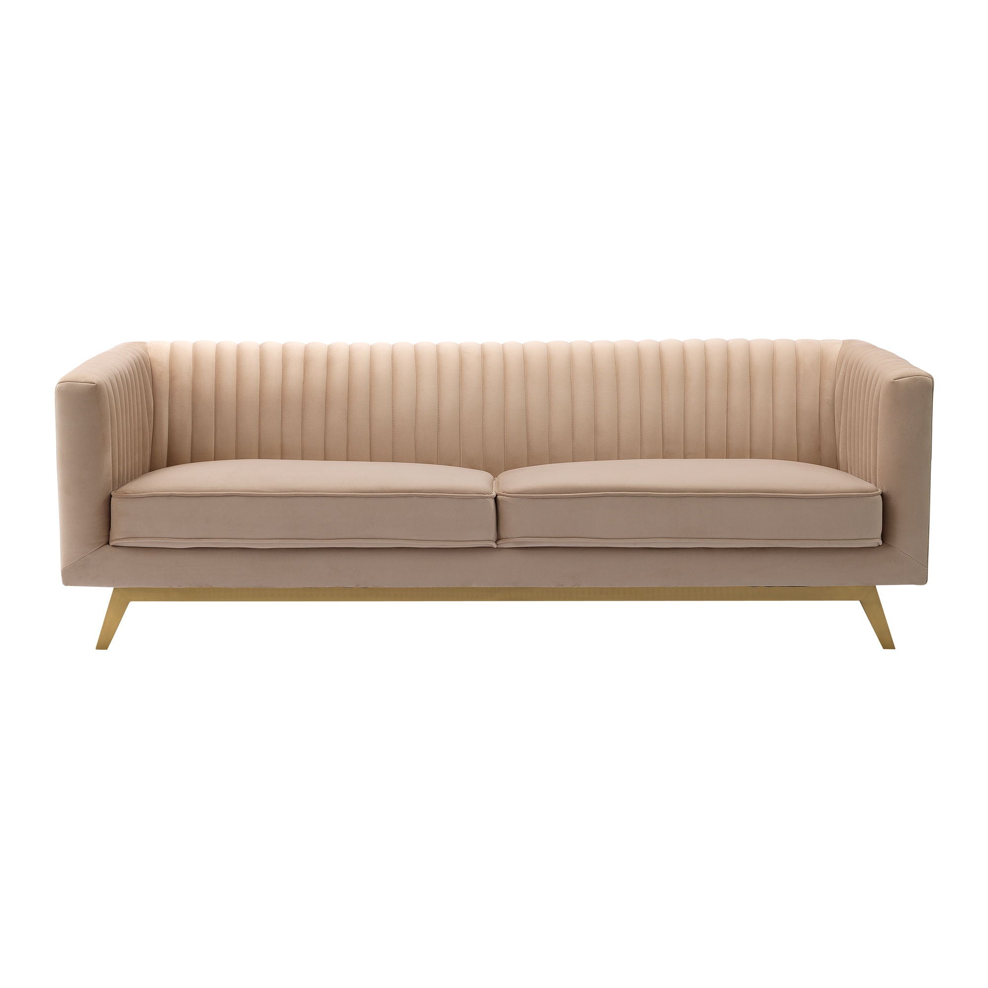 Liv - Modern Velvet Sofa - Premium Stationary Sofas from Armen Living - Just $1432.50! Shop now at brett interiors