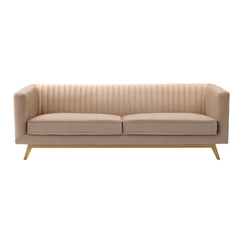 Liv - Modern Velvet Sofa - Premium Stationary Sofas from Armen Living - Just $1432.50! Shop now at brett interiors