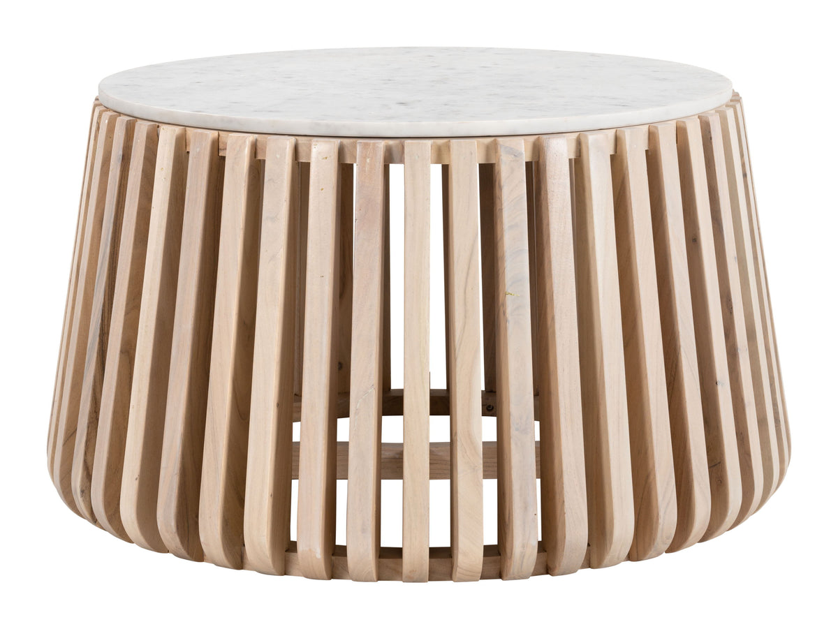 Cyprus - Coffee Table - White / Natural - Premium Coffee Tables from Zuo Modern - Just $1675! Shop now at brett interiors