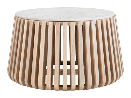 Cyprus - Coffee Table - White / Natural - Premium Coffee Tables from Zuo Modern - Just $1675! Shop now at brett interiors