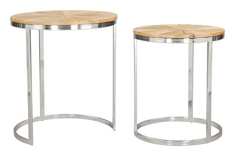 Bari - Coffee Table Set - Natural - Premium Nesting Tables from Zuo Modern - Just $750! Shop now at brett interiors