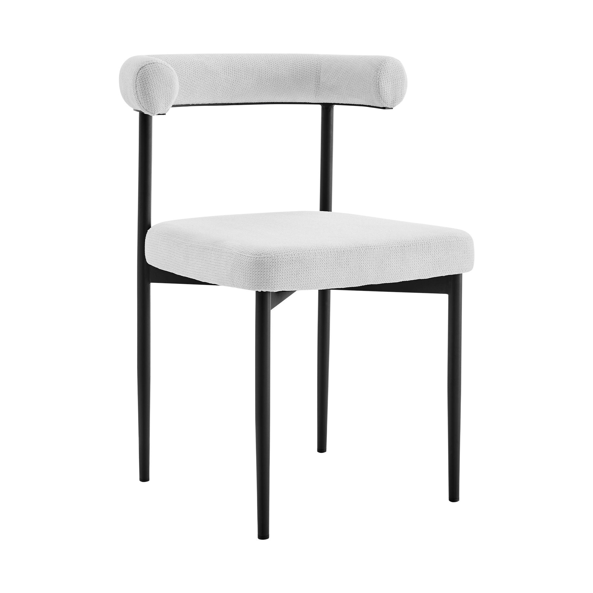 Shannon - Dining Chair (Set of 2) - Black Legs - Premium Chair Sets from Armen Living - Just $700! Shop now at brett interiors