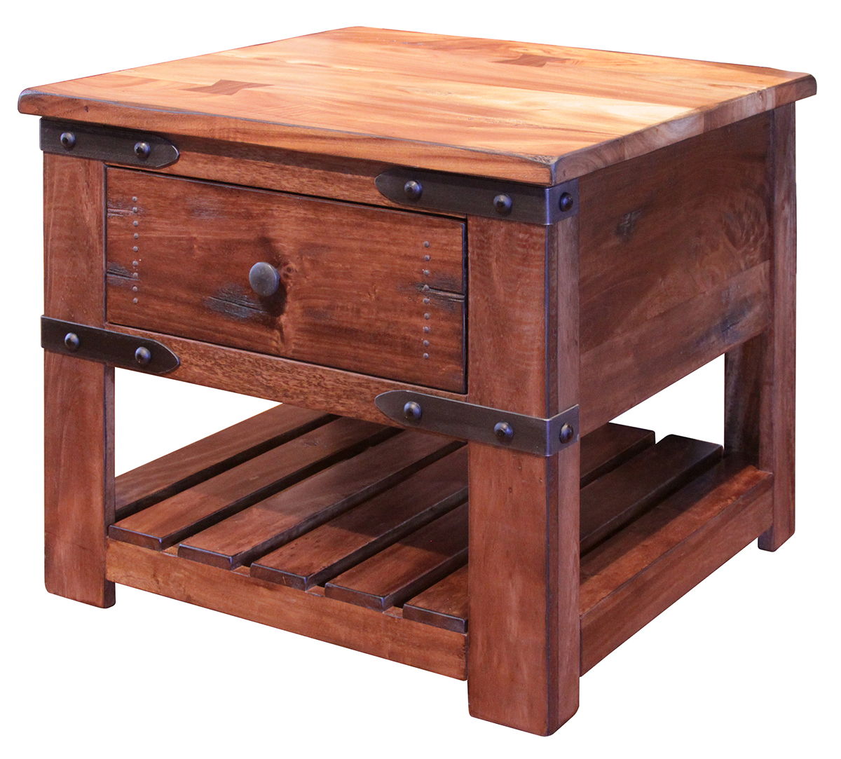 Parota - End Table - Cinnamon Brown - Premium End Tables from International Furniture Direct - Just $577.50! Shop now at brett interiors