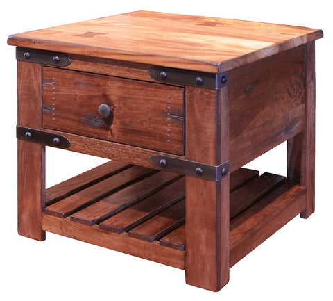 Parota - End Table - Cinnamon Brown - Premium End Tables from International Furniture Direct - Just $577.50! Shop now at brett interiors