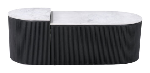 Ormara - Coffee Table Set - White / Black - Premium Table Sets from Zuo Modern - Just $2700! Shop now at brett interiors