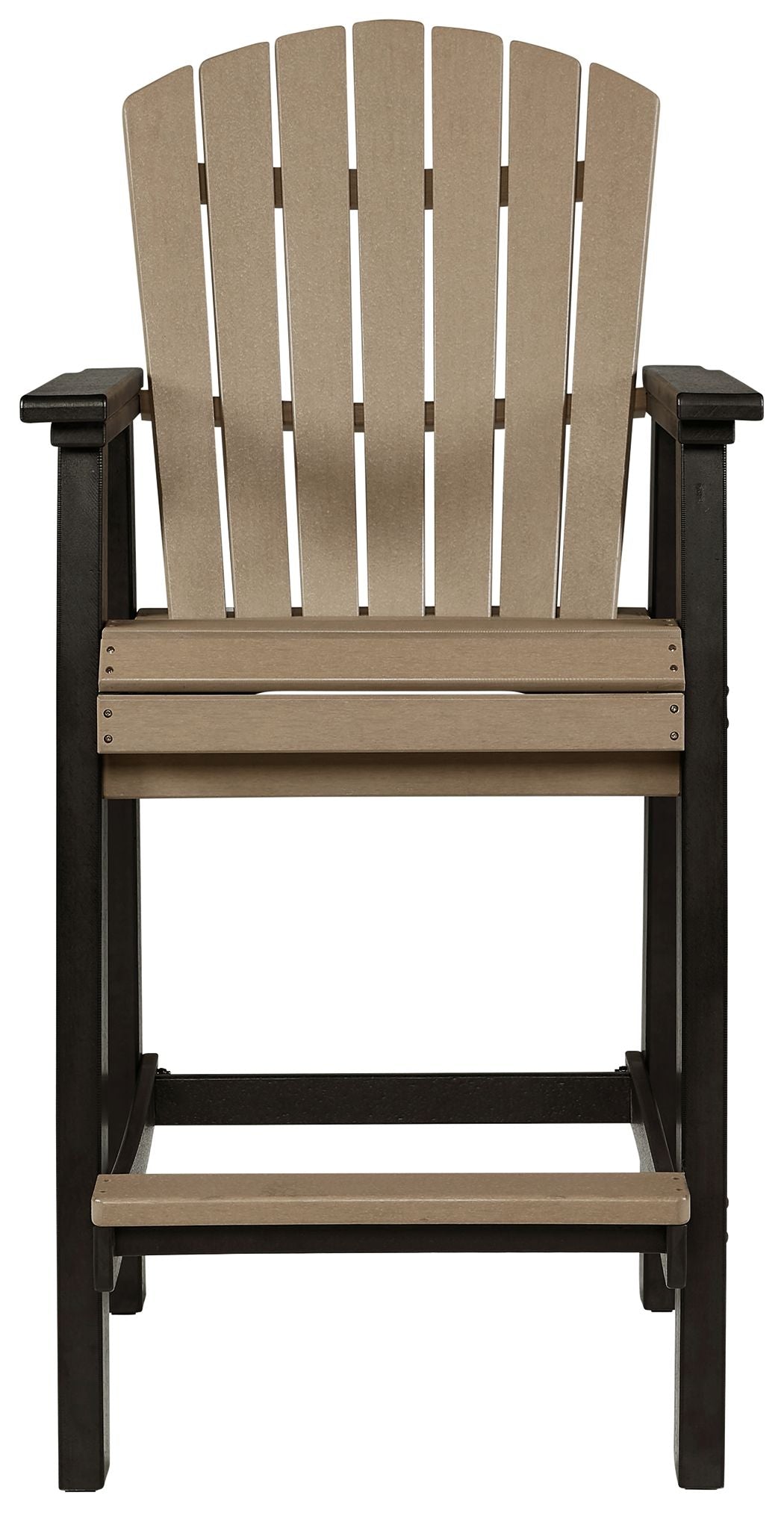 Fairen Trail - Black / Driftwood - Tall Barstool (Set of 2) - Premium Chair Sets from Signature Design by Ashley® - Just $1368.68! Shop now at brett interiors