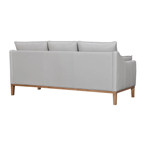 Pompeii - 87" Leather Sofa - Premium Stationary Sofas from Armen Living - Just $4347.50! Shop now at brett interiors