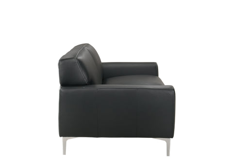Carrara - Sofa - Black - Premium Stationary Sofas from New Classic - Just $1222.50! Shop now at brett interiors