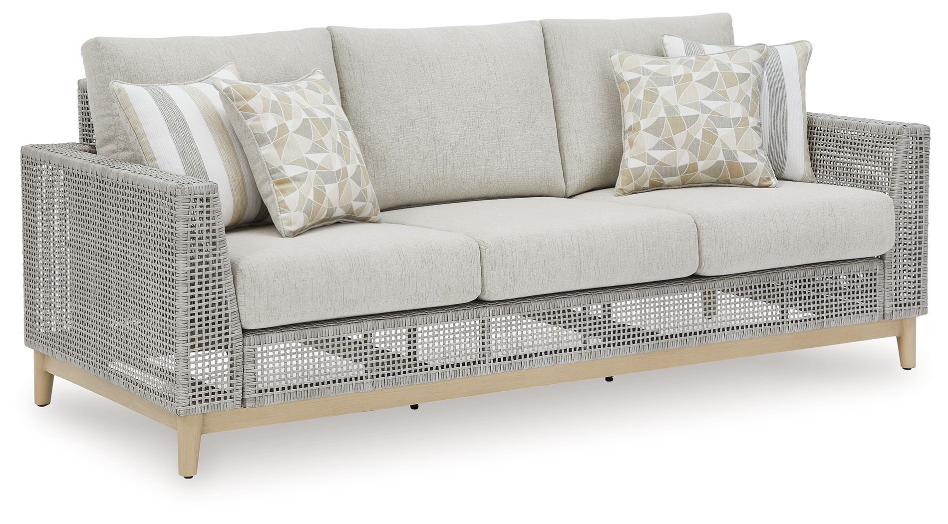 Seton Creek - Gray - Sofa With Cushion - Premium Sofas from Signature Design by Ashley® - Just $1863.13! Shop now at brett interiors