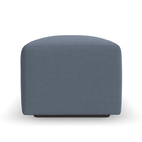 Dawson - Stationary Ottoman - Blue - Premium Accent Ottomans from Flexsteel - Just $437.50! Shop now at brett interiors