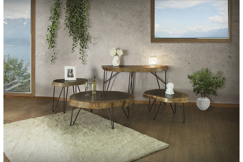 Vivo - Sofa Table - Natural Two Tone - Premium Sofa Tables from International Furniture Direct - Just $997.50! Shop now at brett interiors