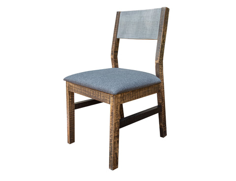 Loft Brown - Chair (Set of 2) - Two Tone Gray / Brown - Premium Chair Sets from International Furniture Direct - Just $475! Shop now at brett interiors