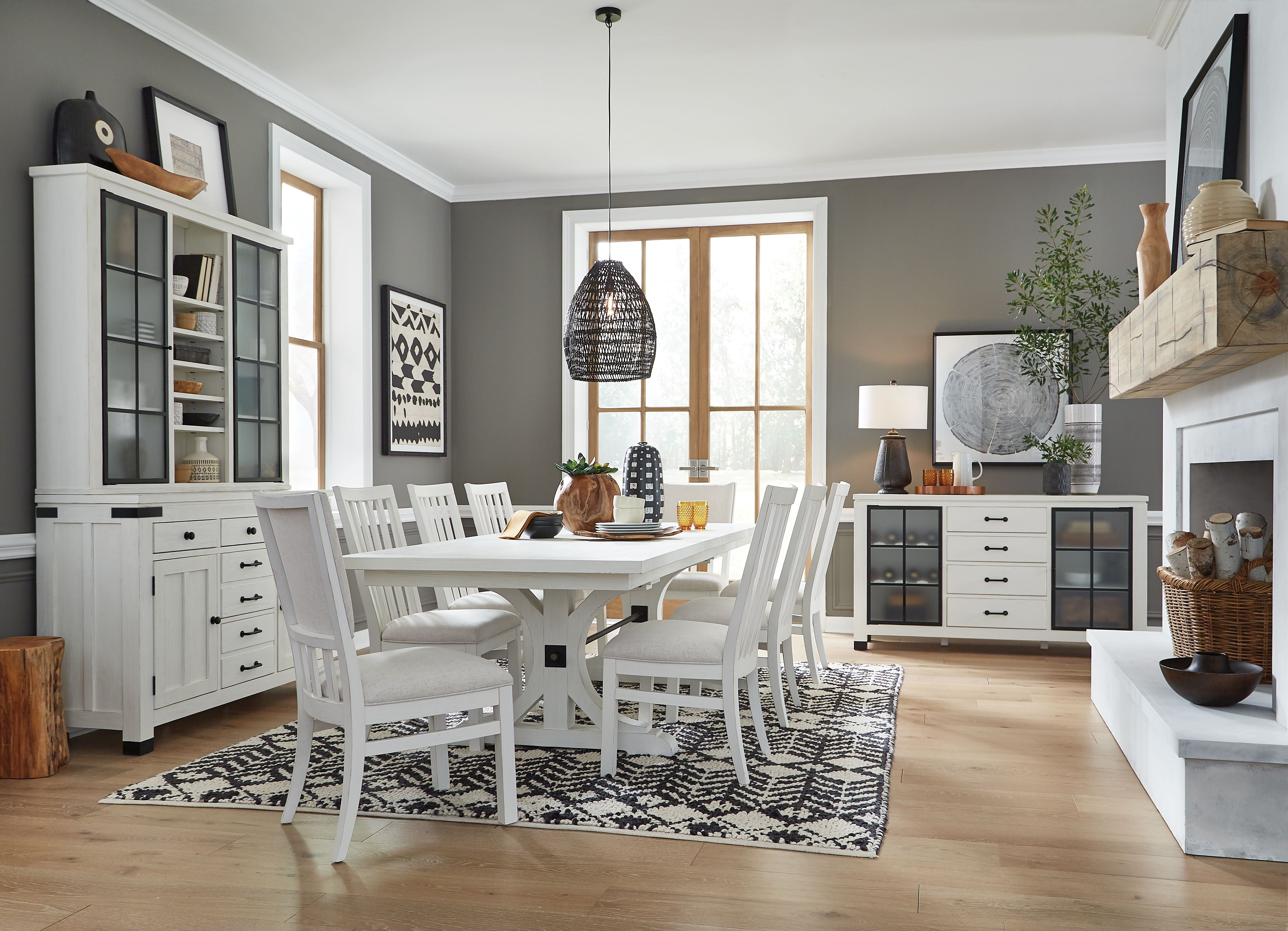 Harper Springs - Dining Side Chair With Upholstered Seat (Set of 2) - Silo White - Premium Chair Sets from Magnussen Furniture - Just $515! Shop now at brett interiors