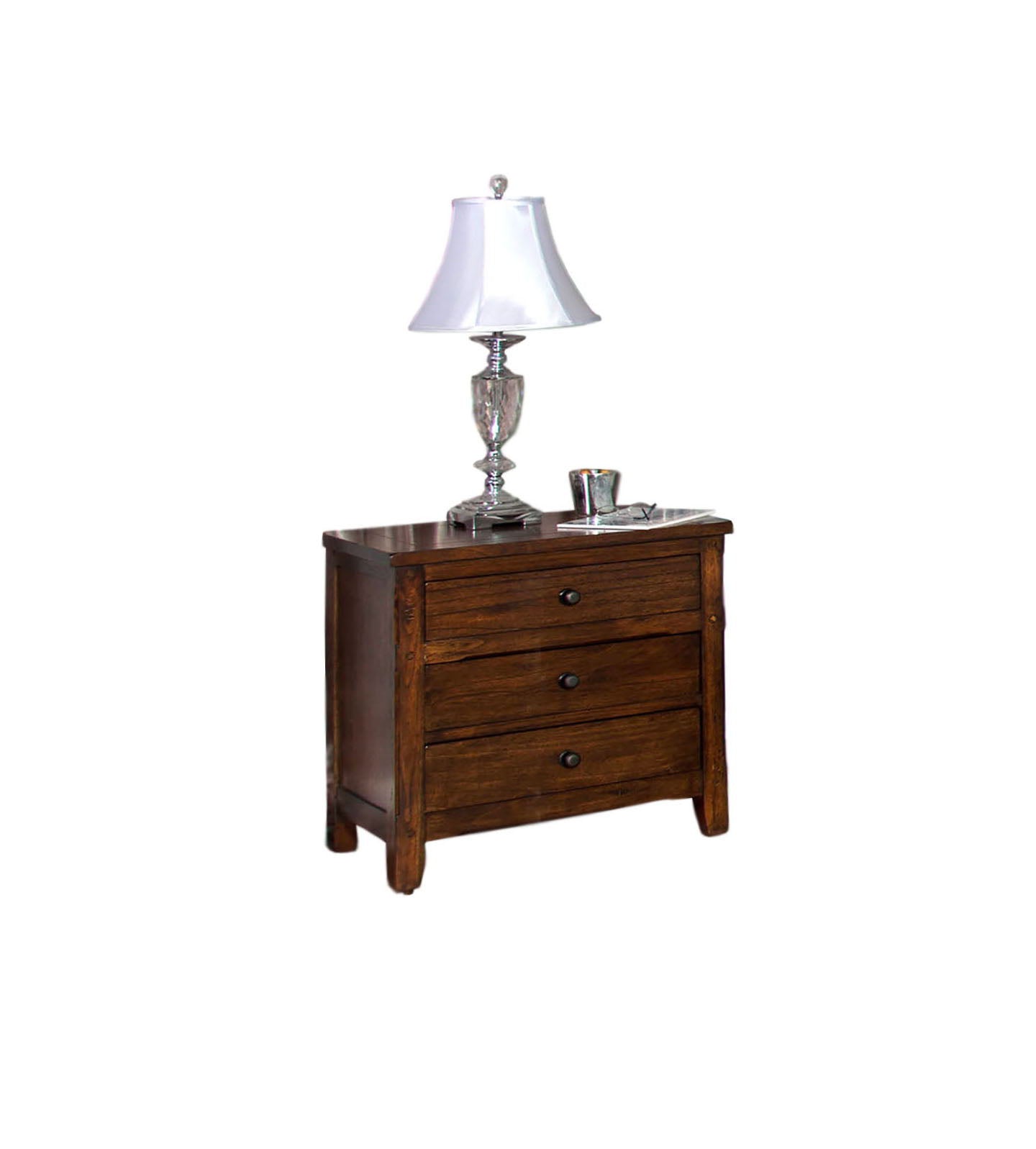Santa Fe - Petite Nightstand - Dark Brown - Premium Accent Nightstands from Sunny Designs - Just $482! Shop now at brett interiors