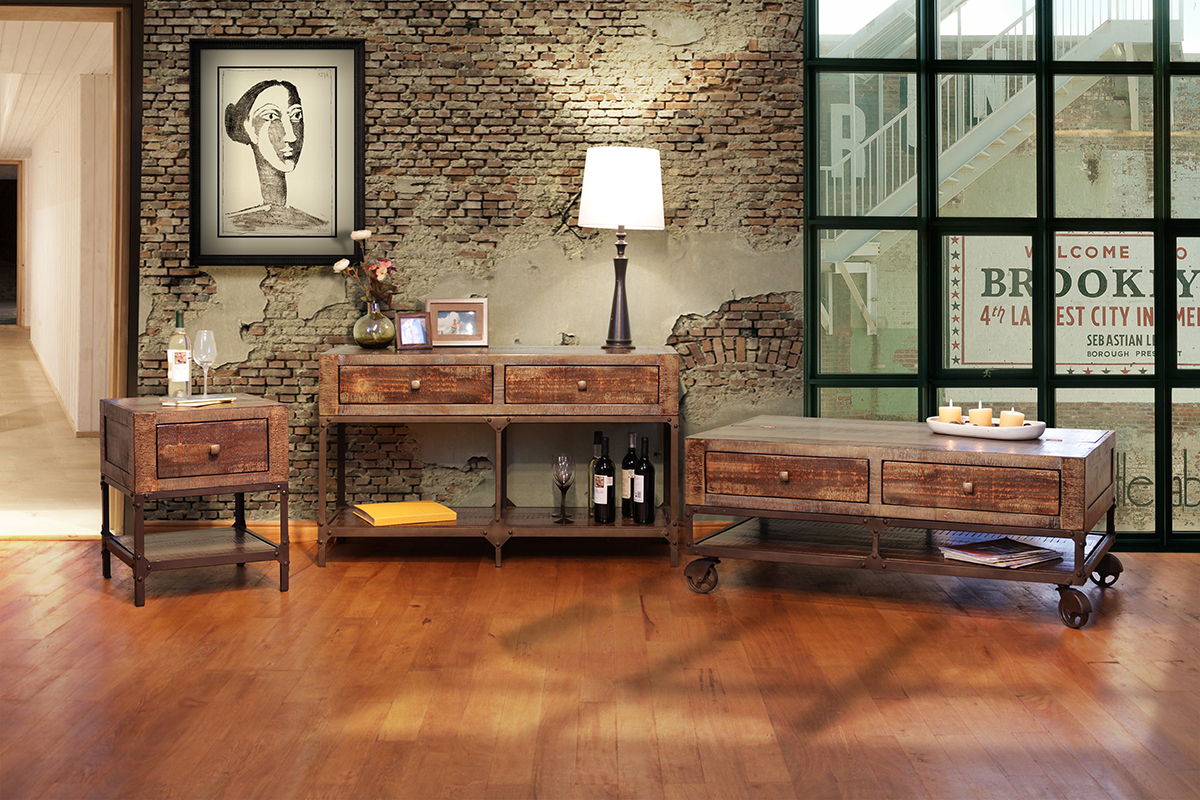 Urban Gold - Cocktail Table - Brown / Golden Undertones - Premium Cocktail Tables from International Furniture Direct - Just $842.50! Shop now at brett interiors