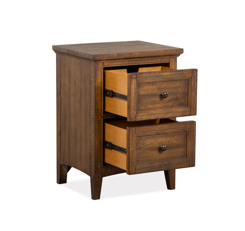 Bay Creek - Small Drawer Nightstand - Toasted Nutmeg - Premium Accent Nightstands from Magnussen Furniture - Just $485! Shop now at brett interiors
