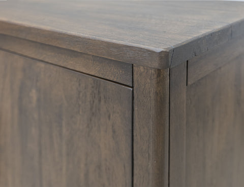 Onix - 2 Door TV Stand - Mahogany Brown - Premium TV Stands from International Furniture Direct - Just $1312.50! Shop now at brett interiors