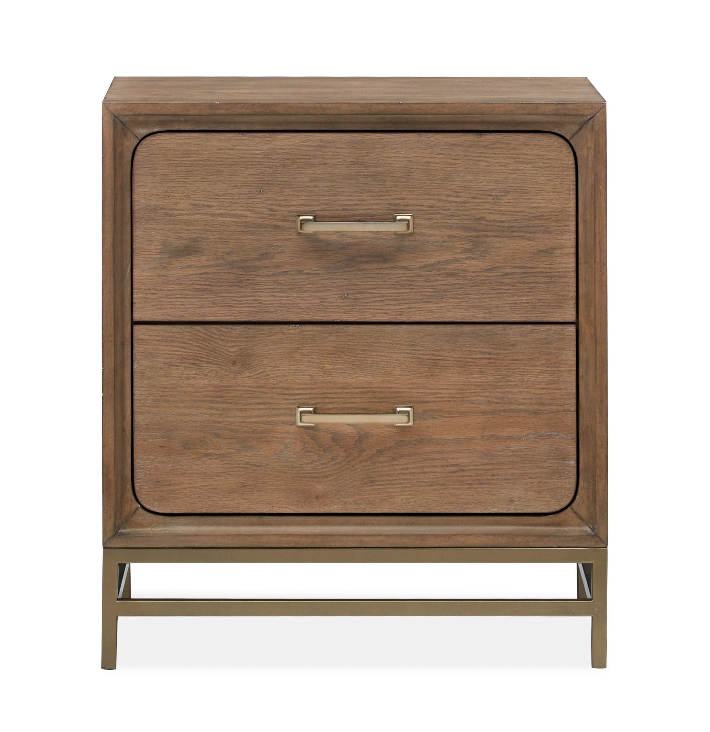 Lindon - Drawer Nightstand - Belgian Wheat - Premium Accent Nightstands from Magnussen Furniture - Just $659! Shop now at brett interiors