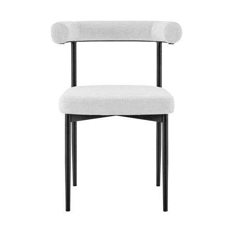 Shannon - Dining Chair (Set of 2) - Black Legs - Premium Chair Sets from Armen Living - Just $700! Shop now at brett interiors