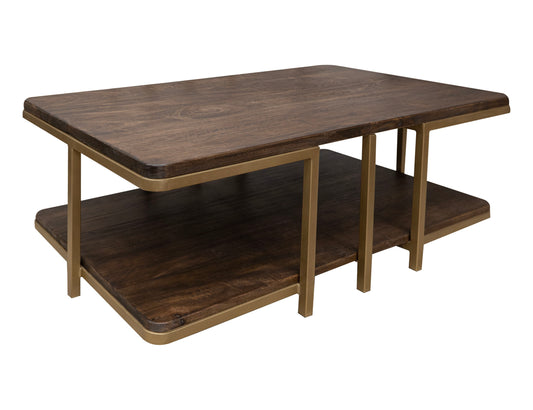Onix - Cocktail Table - Mahogany Brown - Premium Cocktail Tables from International Furniture Direct - Just $797.50! Shop now at brett interiors