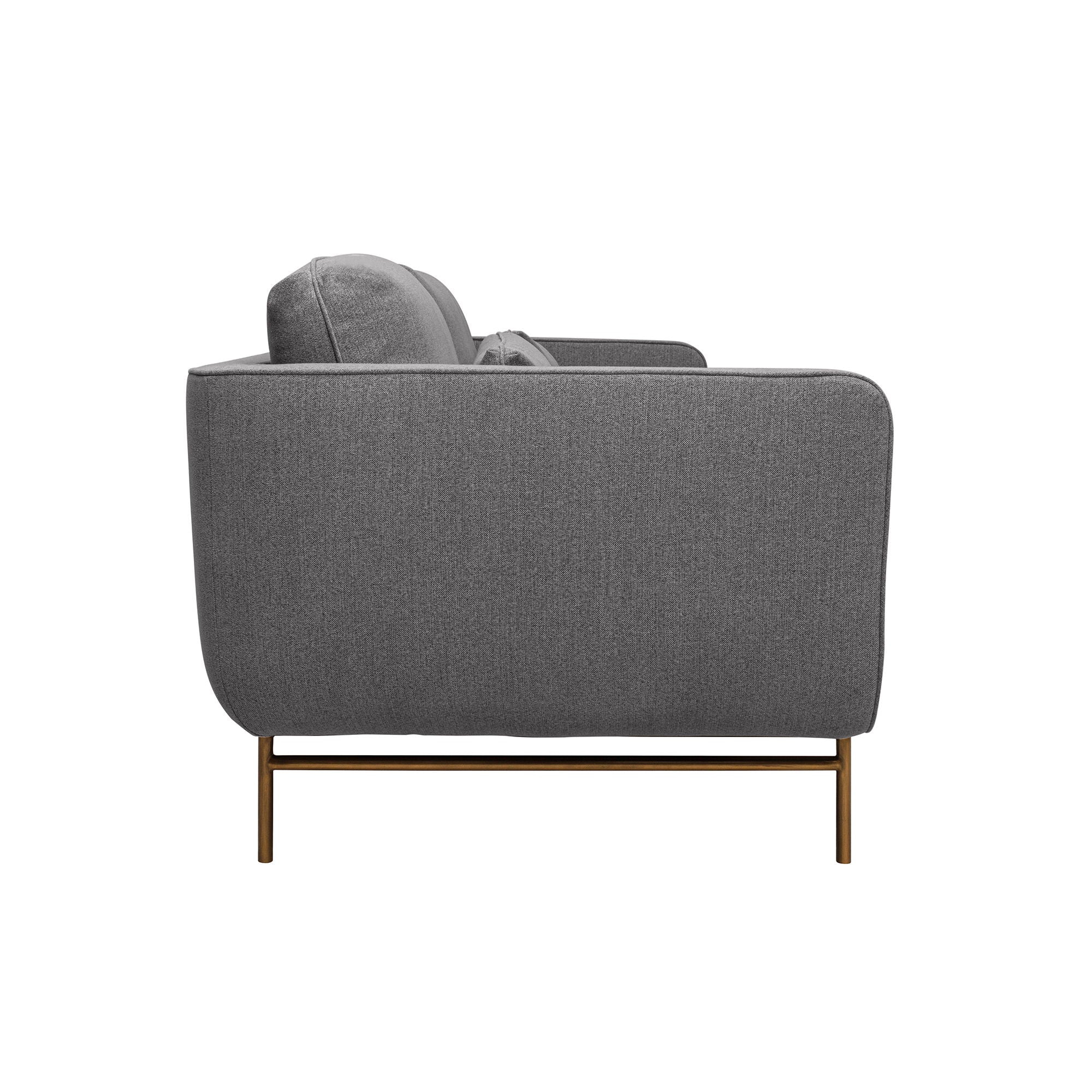 Lilou - 77" Fabric Sofa - Premium Stationary Sofas from Armen Living - Just $2190! Shop now at brett interiors
