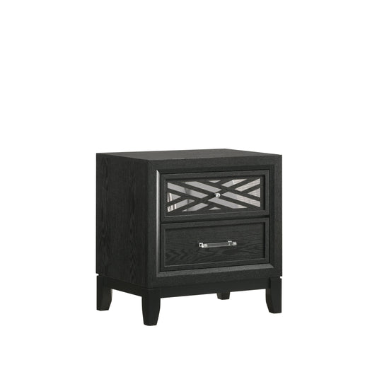 Obsidian - Nightstand - Black - Premium Accent Nightstands from New Classic - Just $175! Shop now at brett interiors