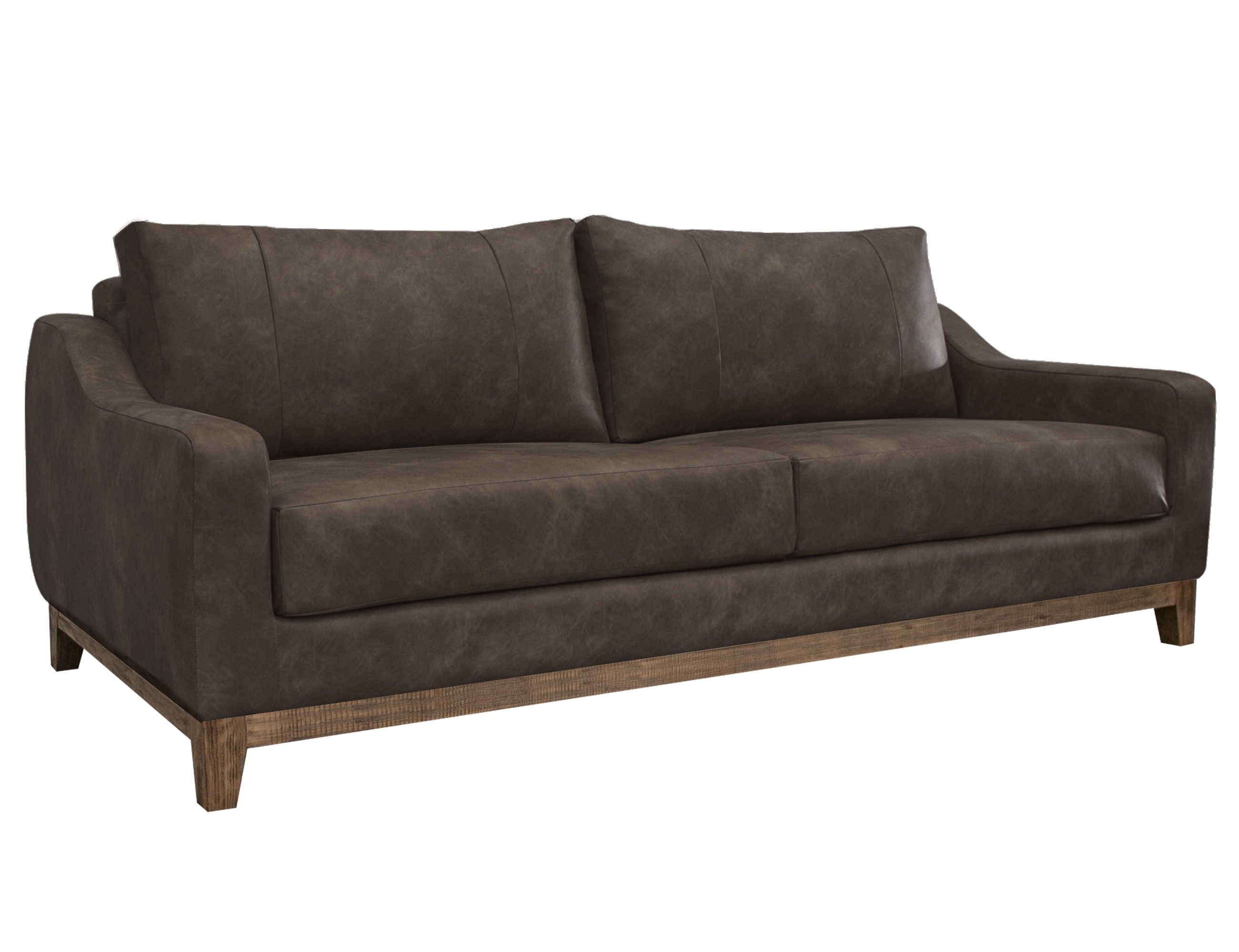 Olivo - Comfort Sofa - Chocolate Brown - Premium Stationary Sofas from International Furniture Direct - Just $1450! Shop now at brett interiors