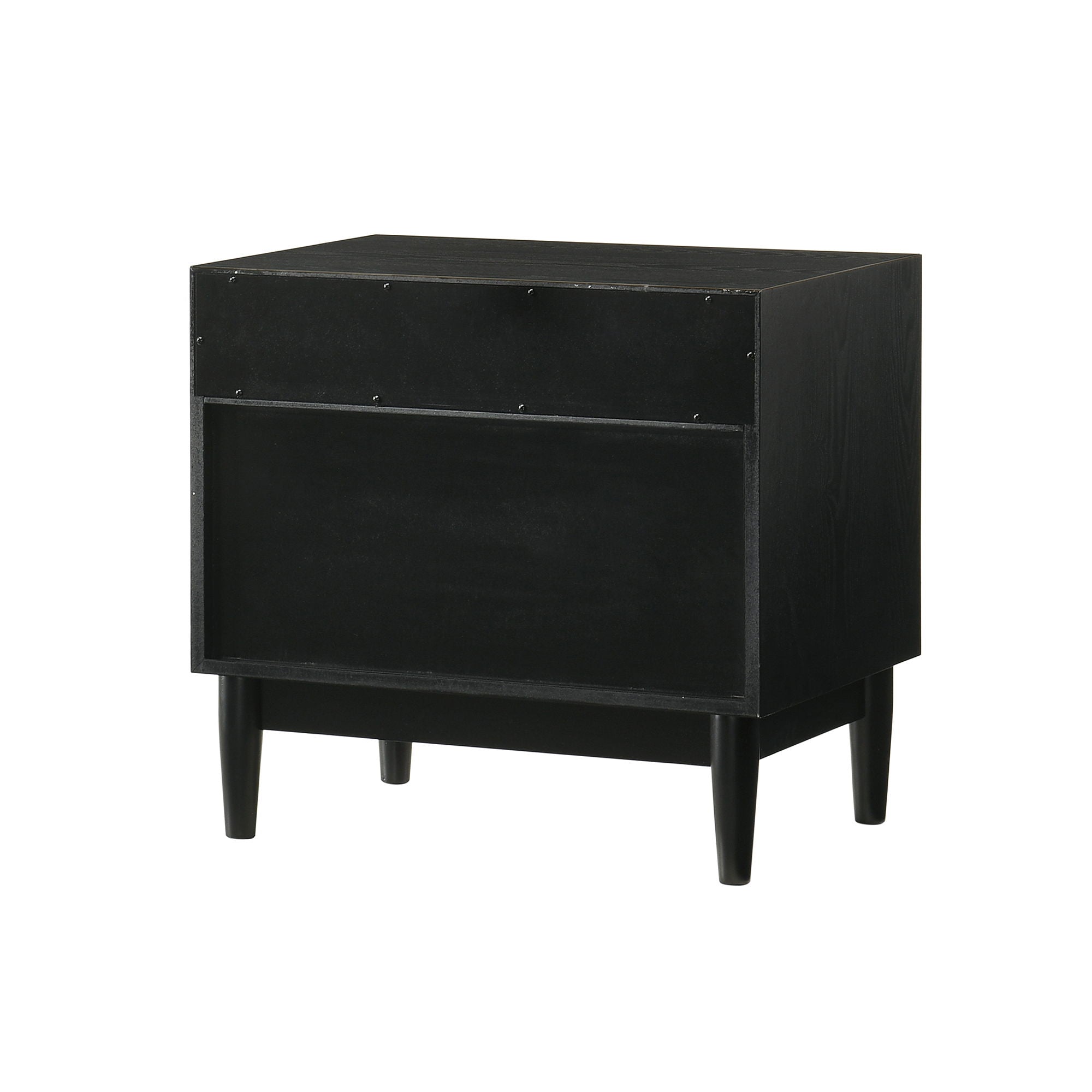 Artemio - 2 Drawer Wooden Nightstand With Shelf - Premium Accent Nightstands from Armen Living - Just $432.50! Shop now at brett interiors