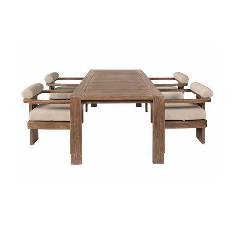 Relic - Outdoor Patio Dining Set - Premium 5 Piece Outdoor Sets from Armen Living - Just $5047.50! Shop now at brett interiors