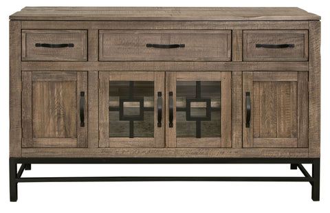 Blacksmith - Console - Truffle Brown / Oil Black - Premium TV Stands from International Furniture Direct - Just $1237.50! Shop now at brett interiors
