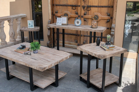 Old Wood - End Table - Drift Sand - Premium End Tables from International Furniture Direct - Just $437.50! Shop now at brett interiors