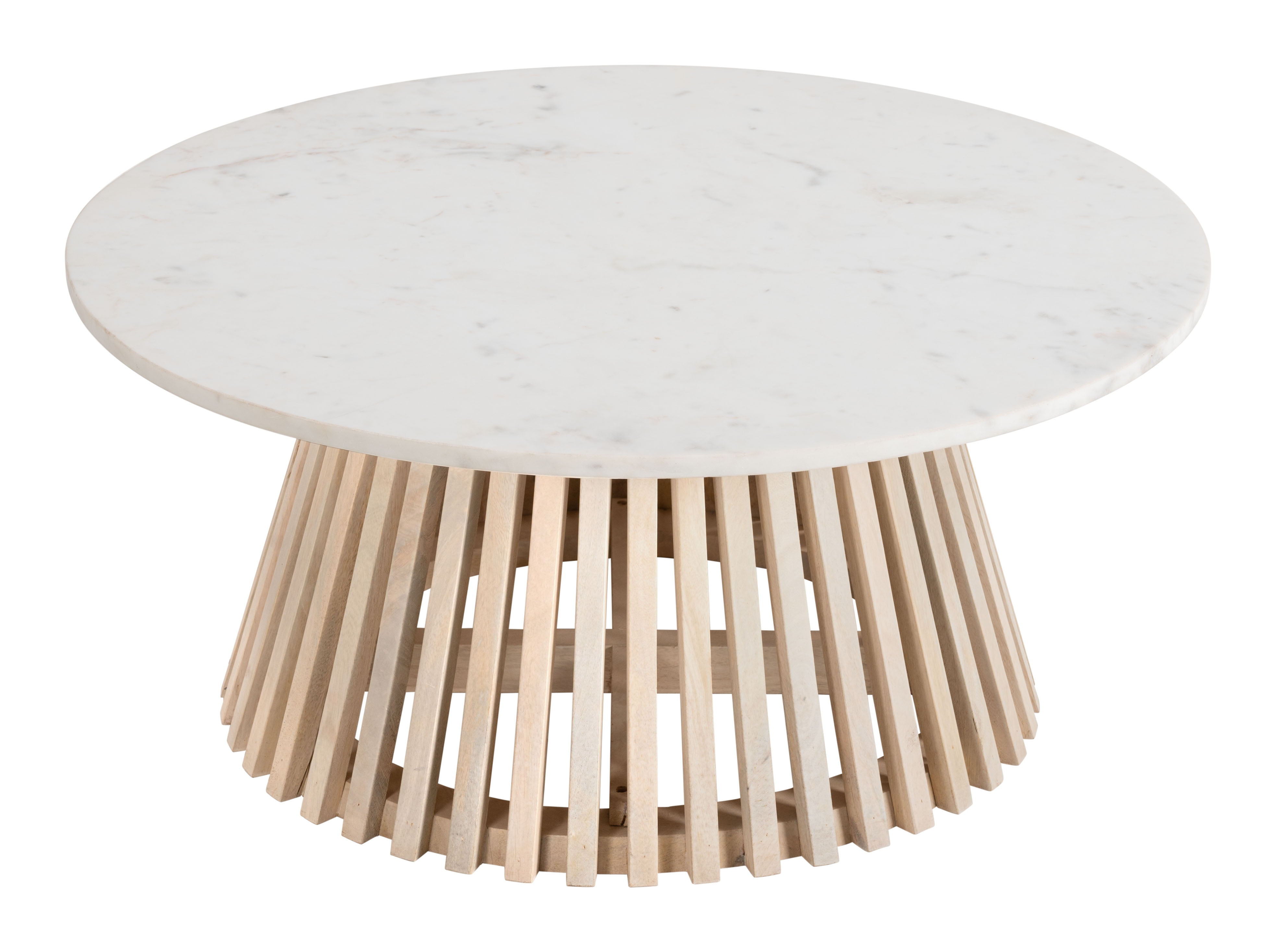 Mazara - Coffee Table - White / Natural - Premium Coffee Tables from Zuo Modern - Just $1150! Shop now at brett interiors